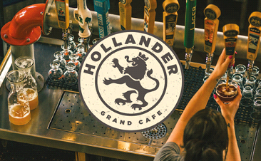 hollander cafe gift card design