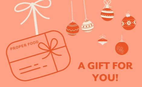 A Gift For You with a gift card image and ornaments