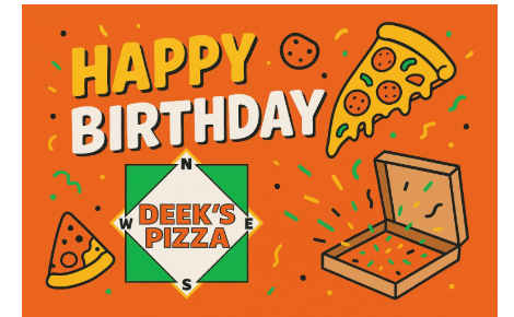 Happy Birthday from Deeks 