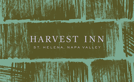 Physical gift card image with the Harvest Inn logo
