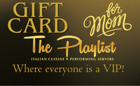Gift Card for Mom the Playlist where everyone is a VIP
