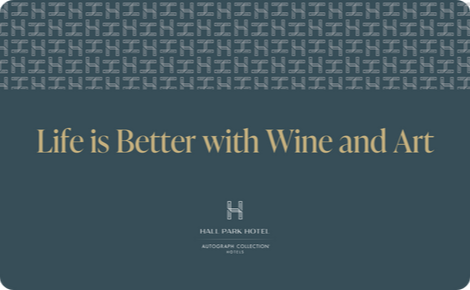 eGift card image with the Hall Park Hotel logo and the text 