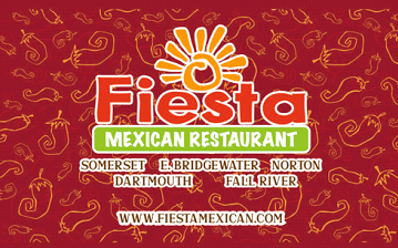 fiesta mexican red gift card design