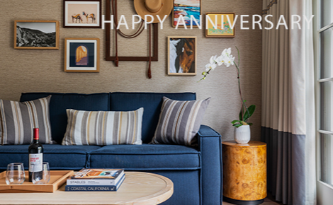 eGift card image of a suite with the text 