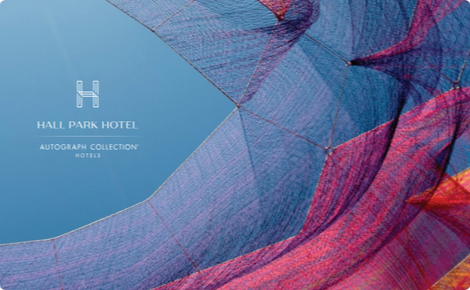 eGift card image with the Hall Park logo