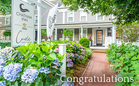 eGift card image of the exterior of the hotel with the text 