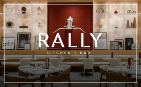 eGift card image of the restaurant and the Rally logo