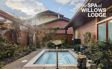 eGift card image of the hydro therapy pool at the Spa