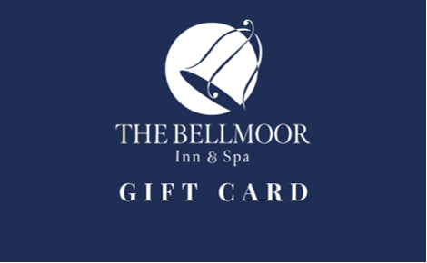 eGift card image of The Bellmoor Inn & Spa logo and the text 
