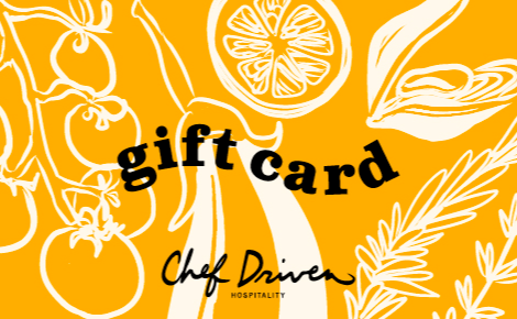 eGift card with the Chef Driven logo