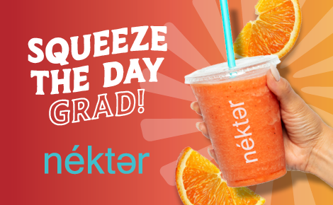 Squeeze the day, grad!