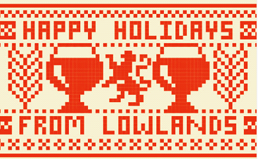 lowlands holiday gift card design