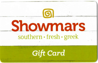Showmars physical gift card design