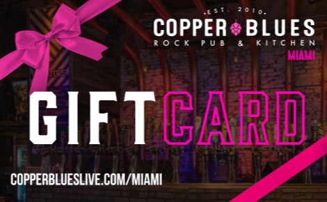 Miami Copper Blues Gift Card
