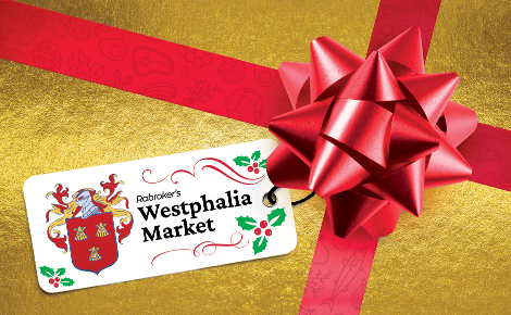 A Westphalia Market gift card makes the perfect gift for Christmas or any holiday!