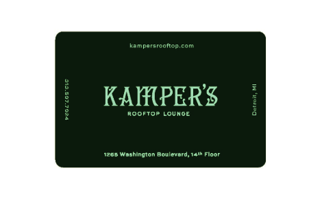Kampers Logo In Bright Green