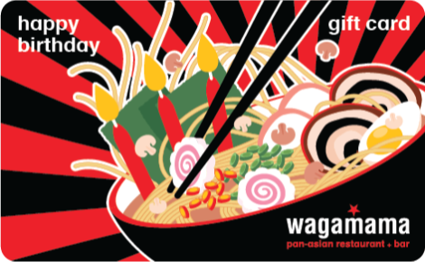 Wagamama happy birthday food image