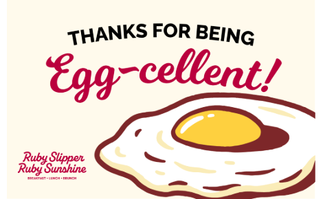 Thanks for being egg-cellent
