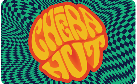 Cheba Hut Groovy Green & Black Checker