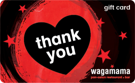 Wagamama thank you heart