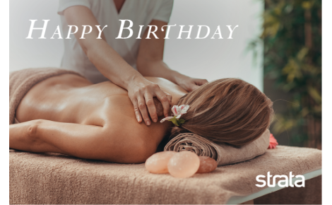 Spa treatment - Happy birthday