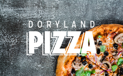 eGift card image with the Doryland Pizza logo