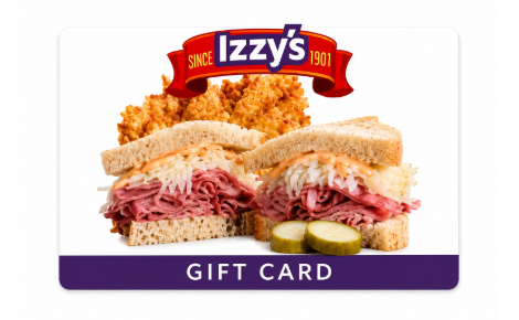 Izzys Physical Gift Card