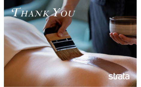 Spa treatment - thank you