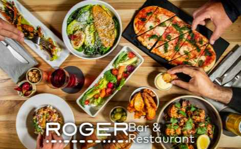 Image of various food from ROGER Bar & Restaurant