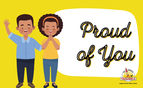 Proud of you