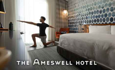 Image of a guest in a Wellness King room