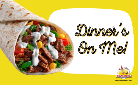 Dinner's on me!