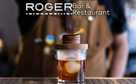 Image of a cocktail being made