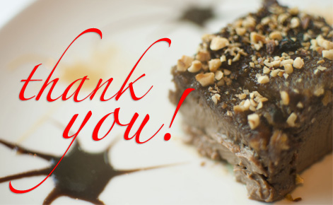 Image of a dessert with the text 