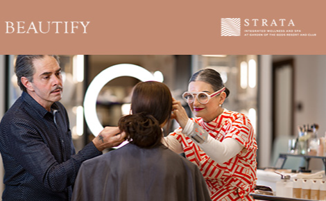 eGift card image of a lady having a mask applied with the text 