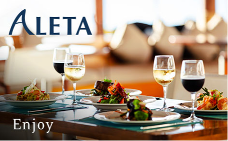 Image of food from Aleta with the the text 