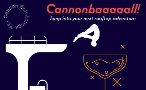 eGift card image with an image of someone diving into a champaign glass with the text 