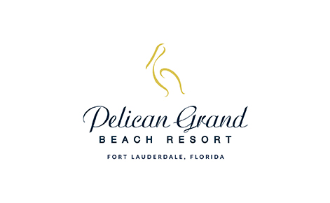 Gift card image of the Pelican Grand Beach Resort logo on a white background