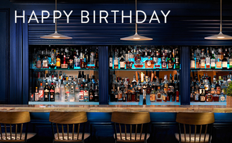 Gift card image of the bar with the text 