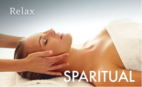 eGift card image of a lady receiving a spa treatment with the text 