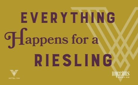 Everything Happens For A Riesling  Gift Card Design