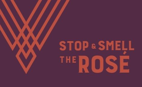 Stope & Smell the Rosé Gift Card Design