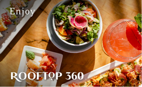 Image of food from the restaurant with the text 