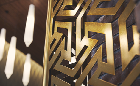 Gift card image of the historical artifact detail inside the hotel