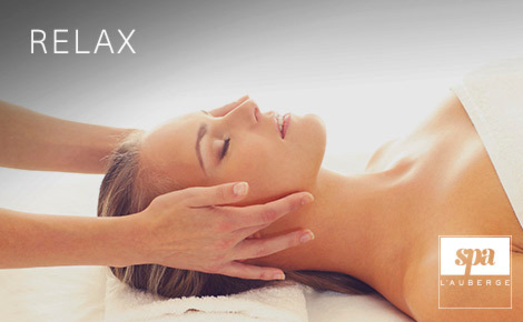 Gift card image of lady receiving a treatment with the text 