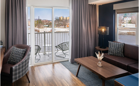Gift card image of hotel room