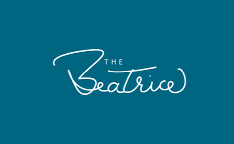 eGift card image of The Beatrice logo on a teal background