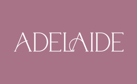 Gift card image with the Adelaide logo on a pink background