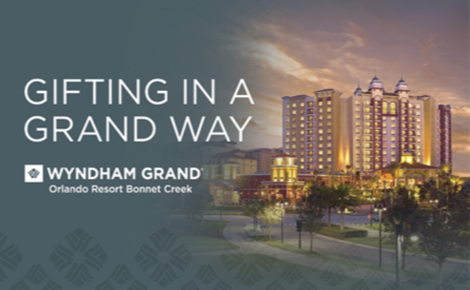 Gift card image of the hotel with the text 