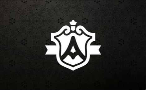 Image of the Ambassador Hotel Kansas City emblem in white on a black background